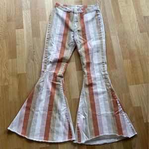 Altr’d State flare pinstripe jeans
